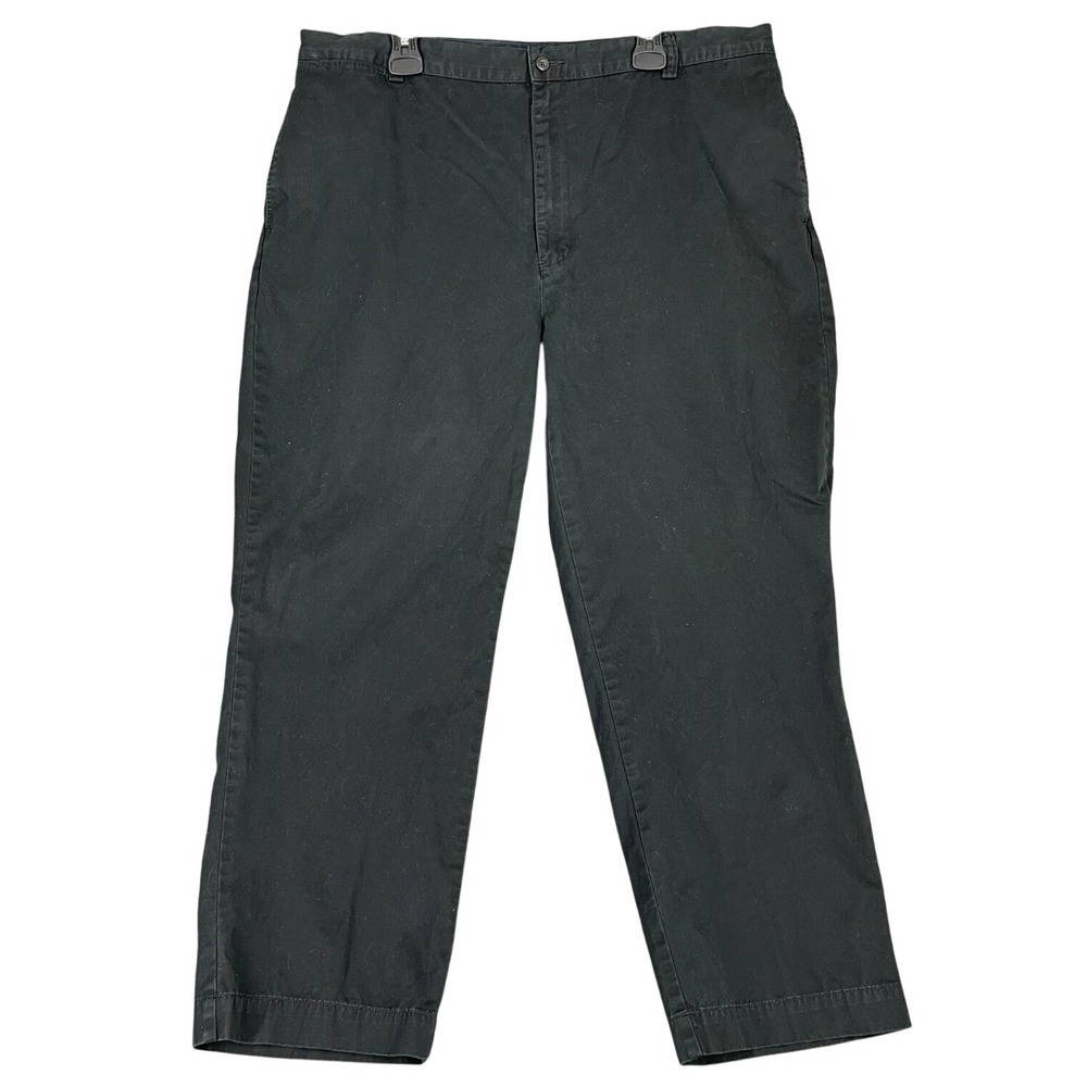 Polo Ralph Lauren Black Chino Pants Mens 40x29 Casual Skater Grunge Preppy